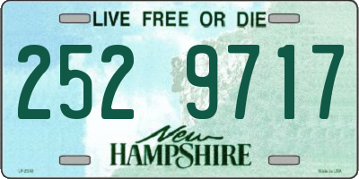 NH license plate 2529717