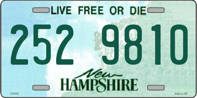 NH license plate 2529810