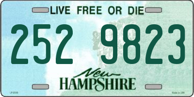 NH license plate 2529823