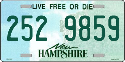 NH license plate 2529859