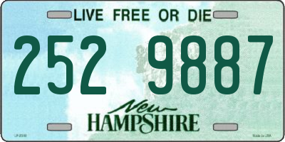 NH license plate 2529887