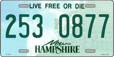 NH license plate 2530877