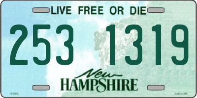 NH license plate 2531319