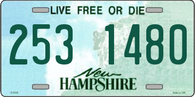 NH license plate 2531480