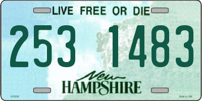 NH license plate 2531483