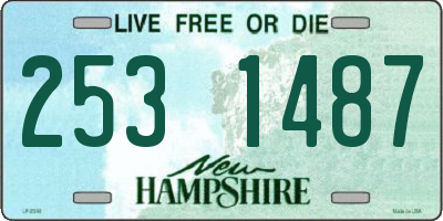 NH license plate 2531487