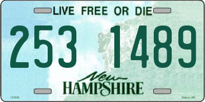 NH license plate 2531489
