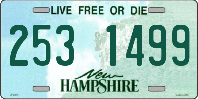 NH license plate 2531499
