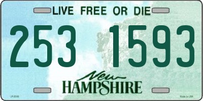 NH license plate 2531593