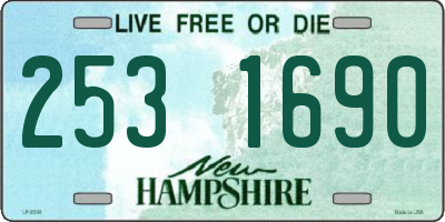 NH license plate 2531690