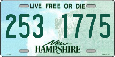 NH license plate 2531775