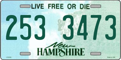 NH license plate 2533473