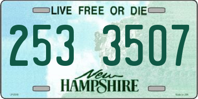 NH license plate 2533507