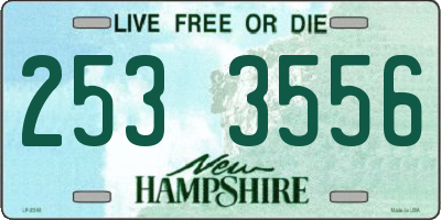 NH license plate 2533556