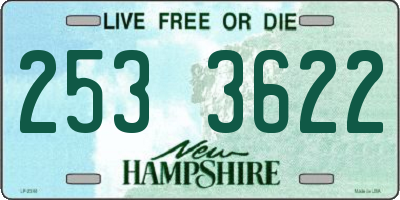 NH license plate 2533622