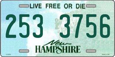NH license plate 2533756