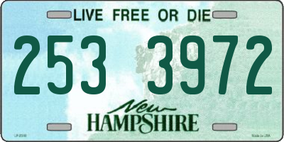 NH license plate 2533972