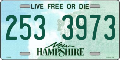 NH license plate 2533973