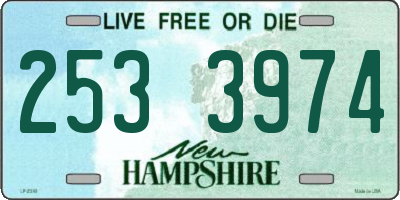 NH license plate 2533974