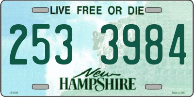NH license plate 2533984