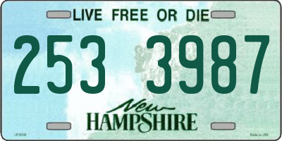NH license plate 2533987
