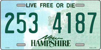 NH license plate 2534187