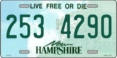NH license plate 2534290