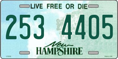 NH license plate 2534405
