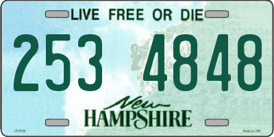 NH license plate 2534848