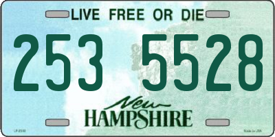NH license plate 2535528