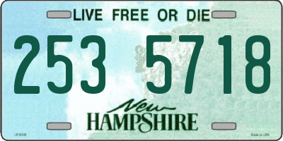 NH license plate 2535718