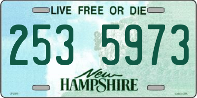 NH license plate 2535973