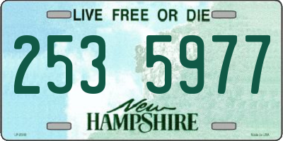 NH license plate 2535977