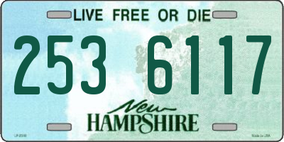 NH license plate 2536117