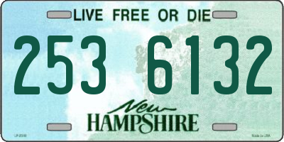 NH license plate 2536132
