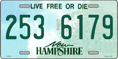 NH license plate 2536179