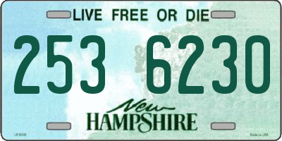 NH license plate 2536230