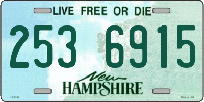 NH license plate 2536915