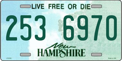 NH license plate 2536970