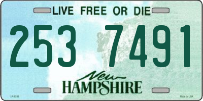 NH license plate 2537491