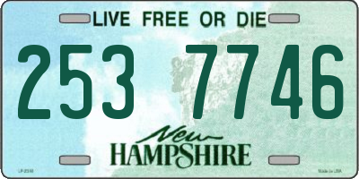 NH license plate 2537746