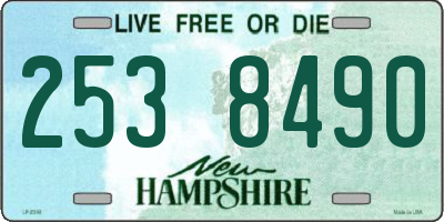NH license plate 2538490