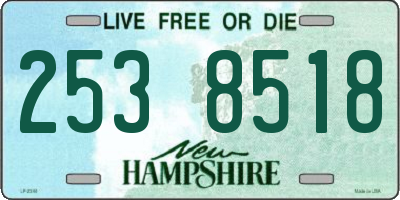 NH license plate 2538518