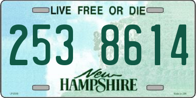 NH license plate 2538614