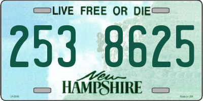NH license plate 2538625