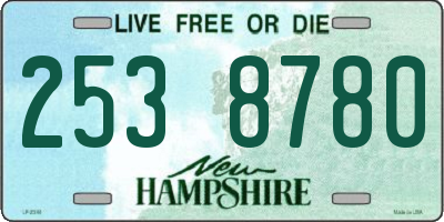 NH license plate 2538780