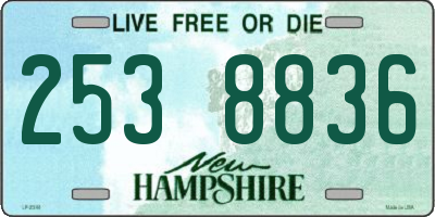NH license plate 2538836