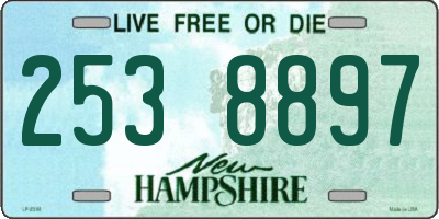 NH license plate 2538897