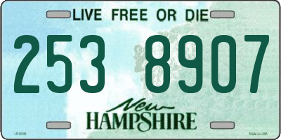 NH license plate 2538907