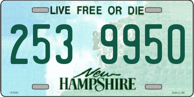 NH license plate 2539950